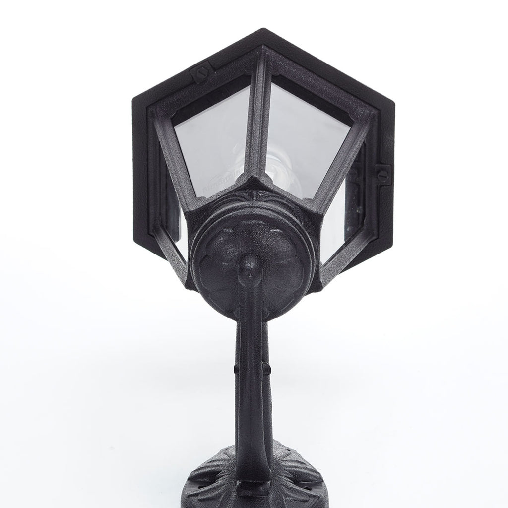 LED utevegglampe Bisso Anna lanterne svart E27 IP55 - Fumagalli