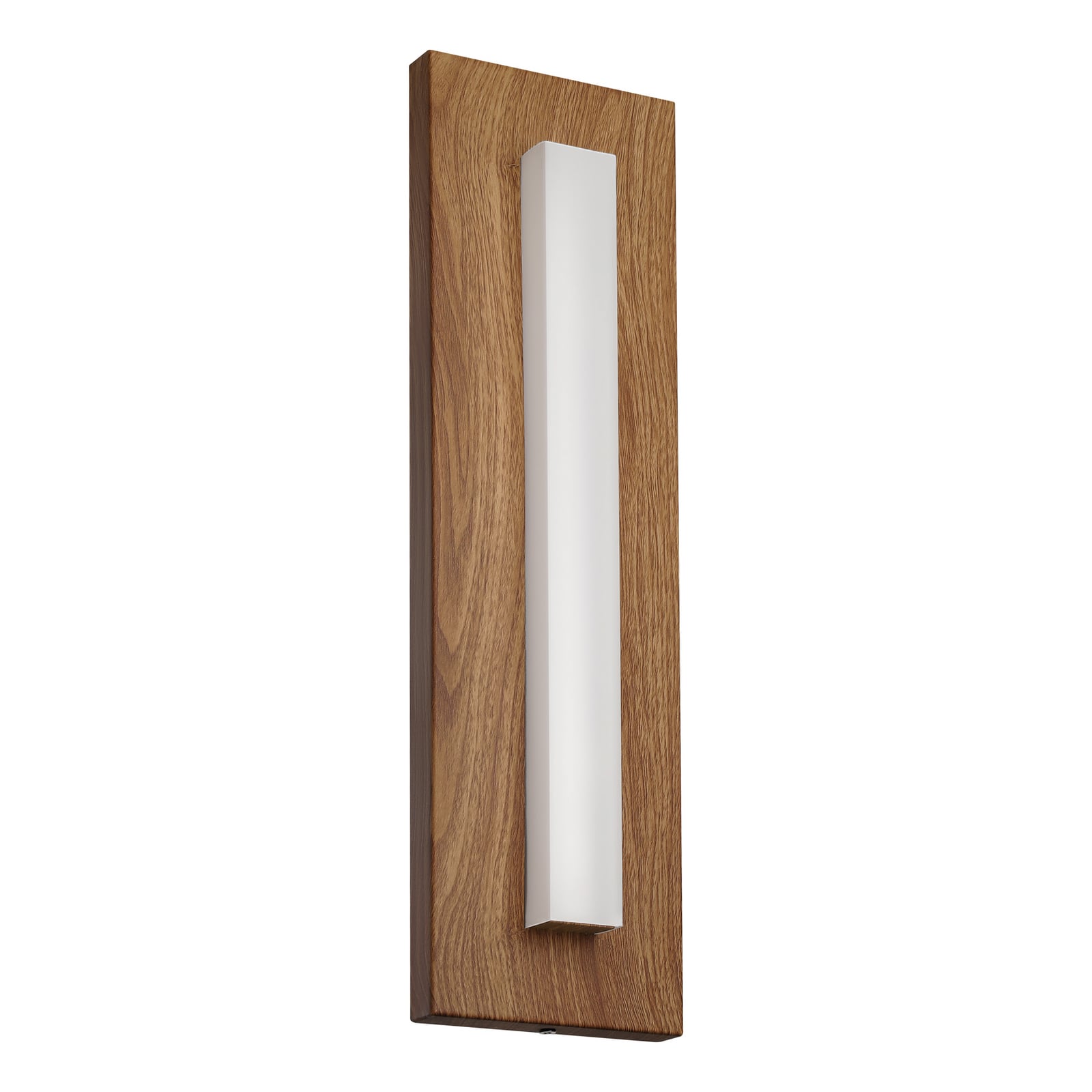 LED utevegglampe Bitetto plast tredekor 43 cm montert på vegg