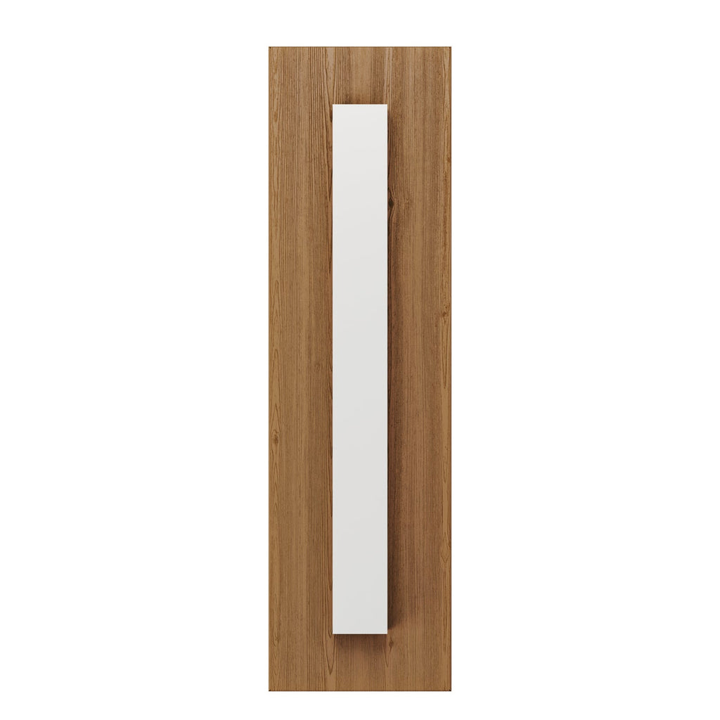 LED utevegglampe Bitetto plast tredekor 43 cm sideprofil