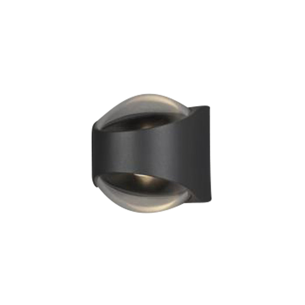 Detaljbilde av LED utevegglampe Bitonto opp/ned glass antrasitt IP54