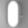 LED utevegglampe Bulkhead oval hvit 11W IP54 forfra