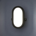 LED utevegglampe Bulkhead svart plast 11W 4000K IP54 OSRAM forfra