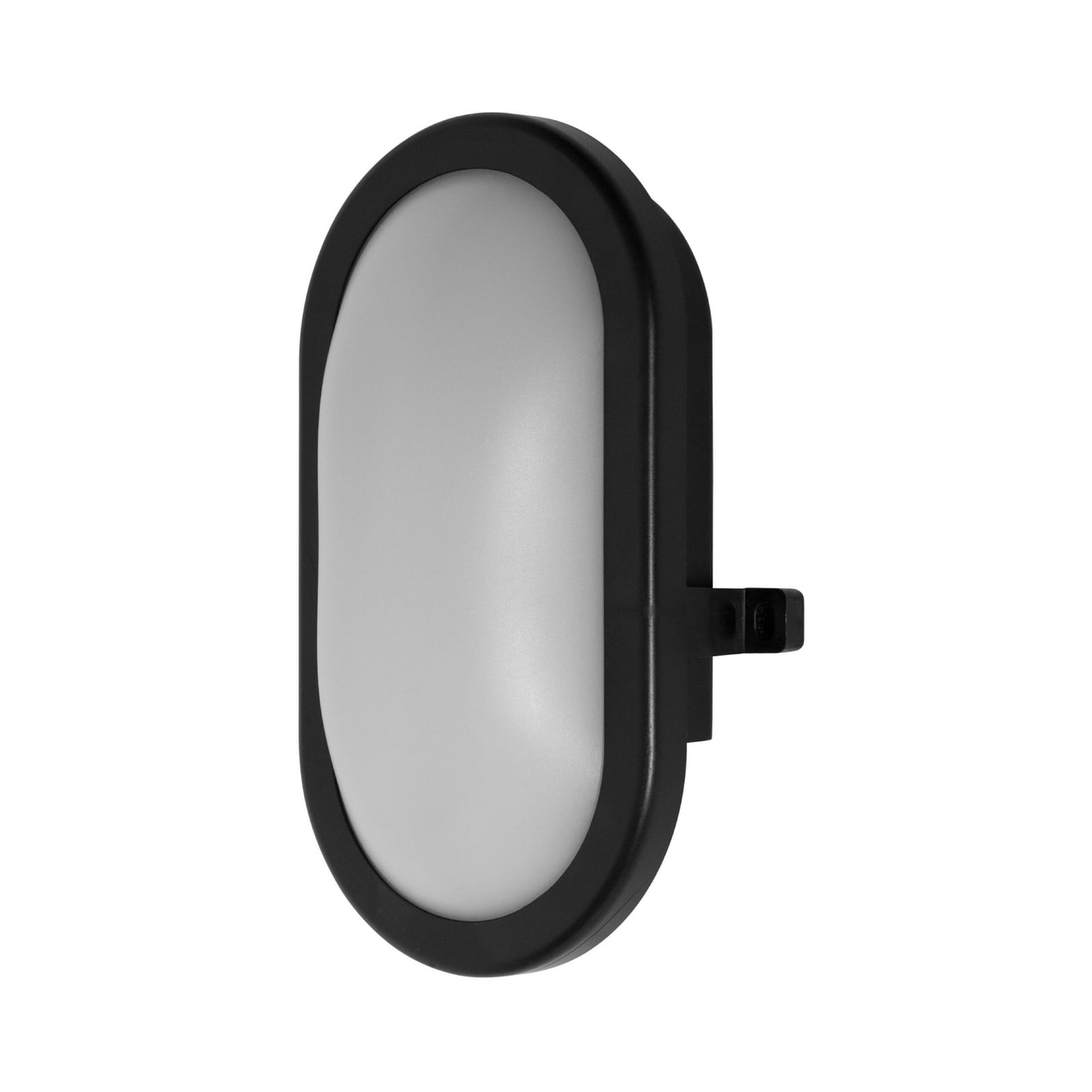 LED utevegglampe Bulkhead svart plast 11W 4000K IP54 OSRAM bakside