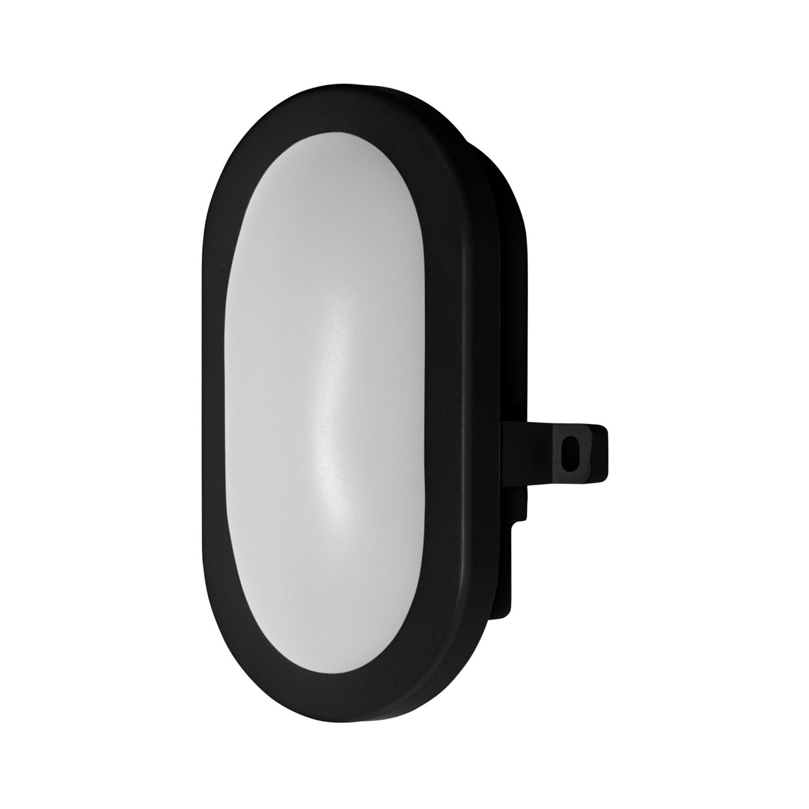 LED utevegglampe Bulkhead svart plast 6W 4000K OSRAM bakside