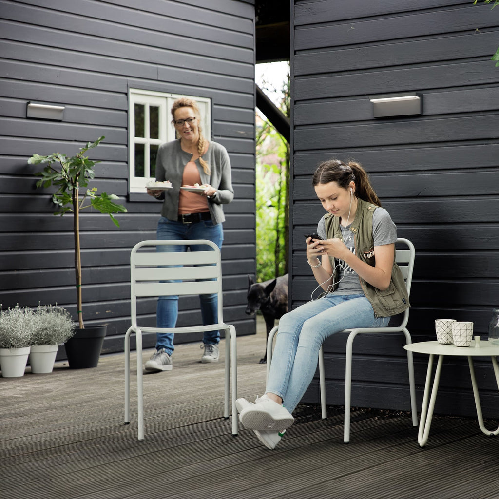 LED utevegglampe Bustan 2-pack antrasitt IP44 2700K detalj