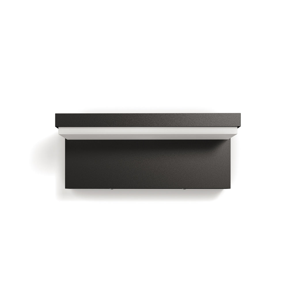 LED utevegglampe Bustan 2-pack antrasitt IP44 2700K montert på vegg