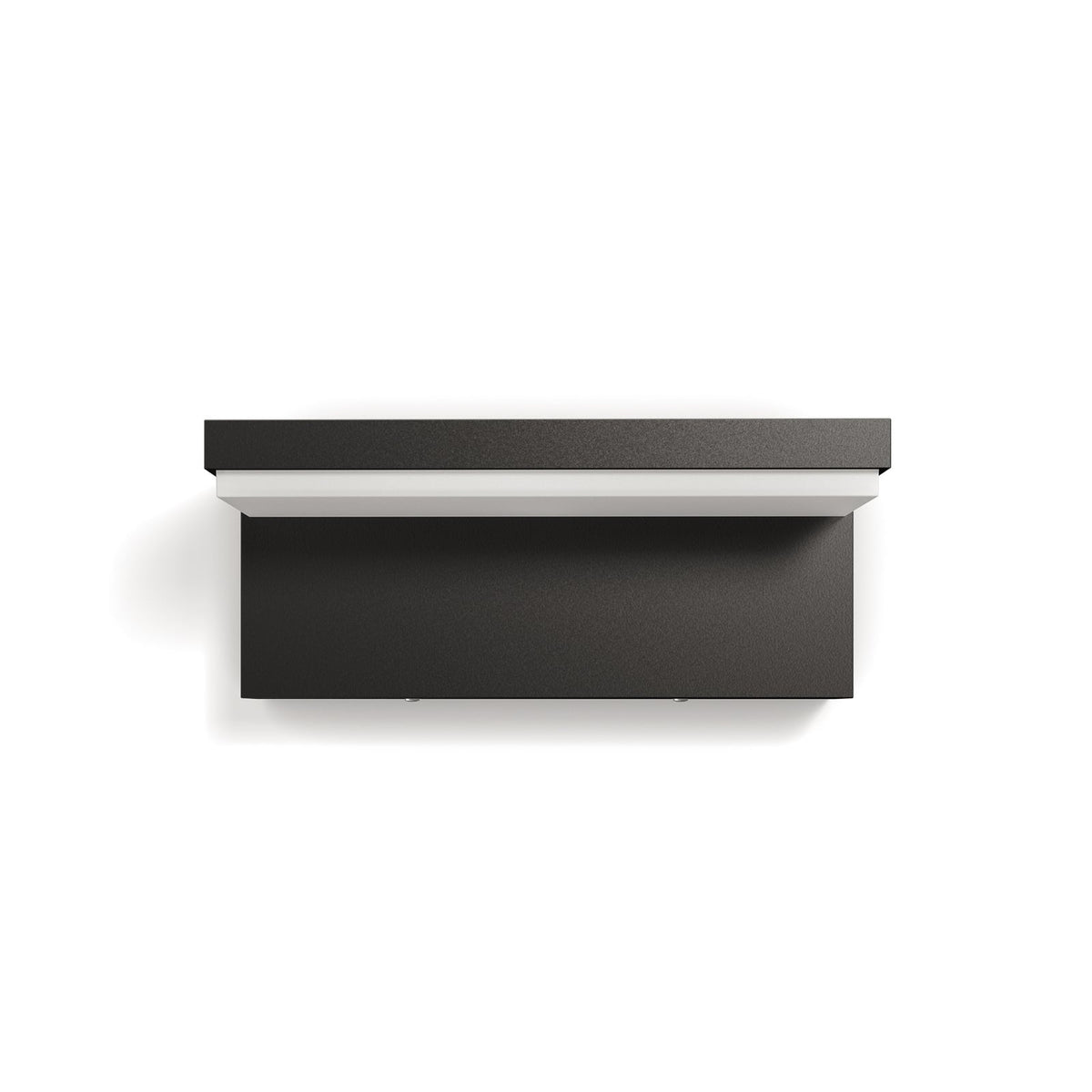 LED utevegglampe Bustan 2-pack antrasitt IP44 2700K montert på vegg