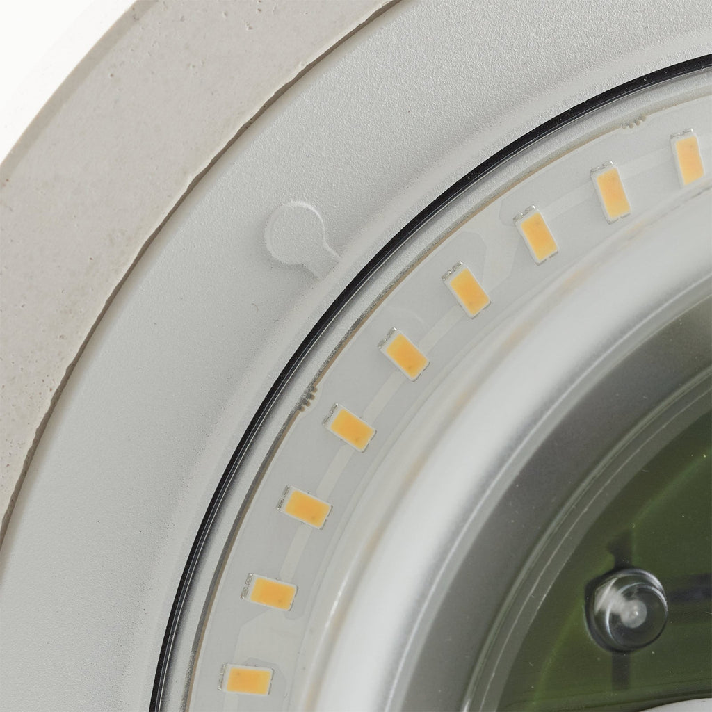 LED utevegglampe Camouflage 240 stein lysdetalj