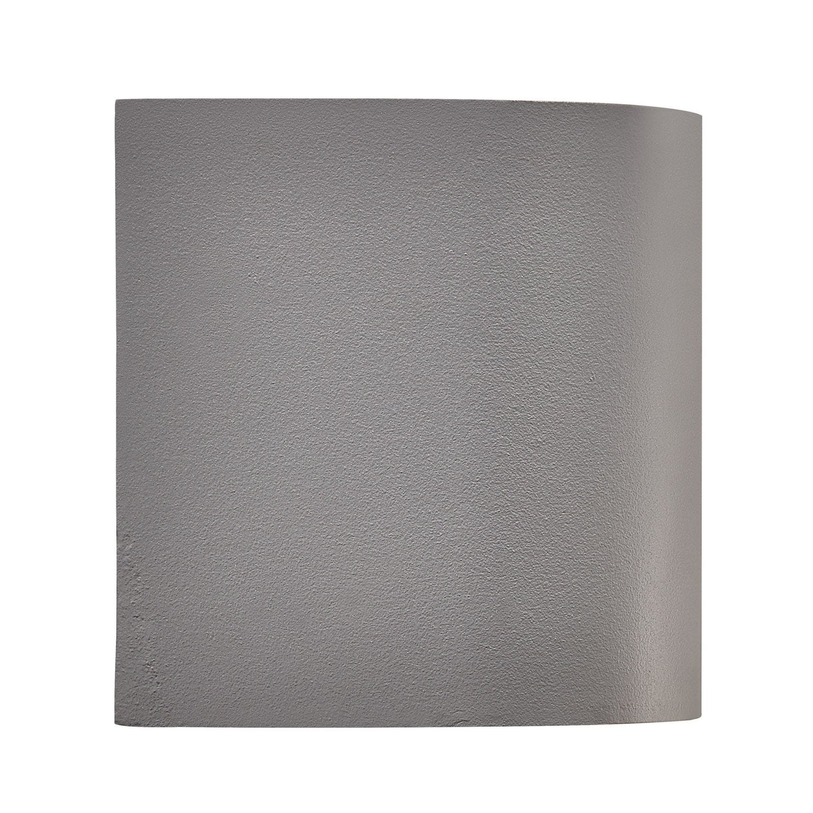 LED utevegglampe Canto 2 opp/ned grå 10 cm fra Nordlux montert på vegg