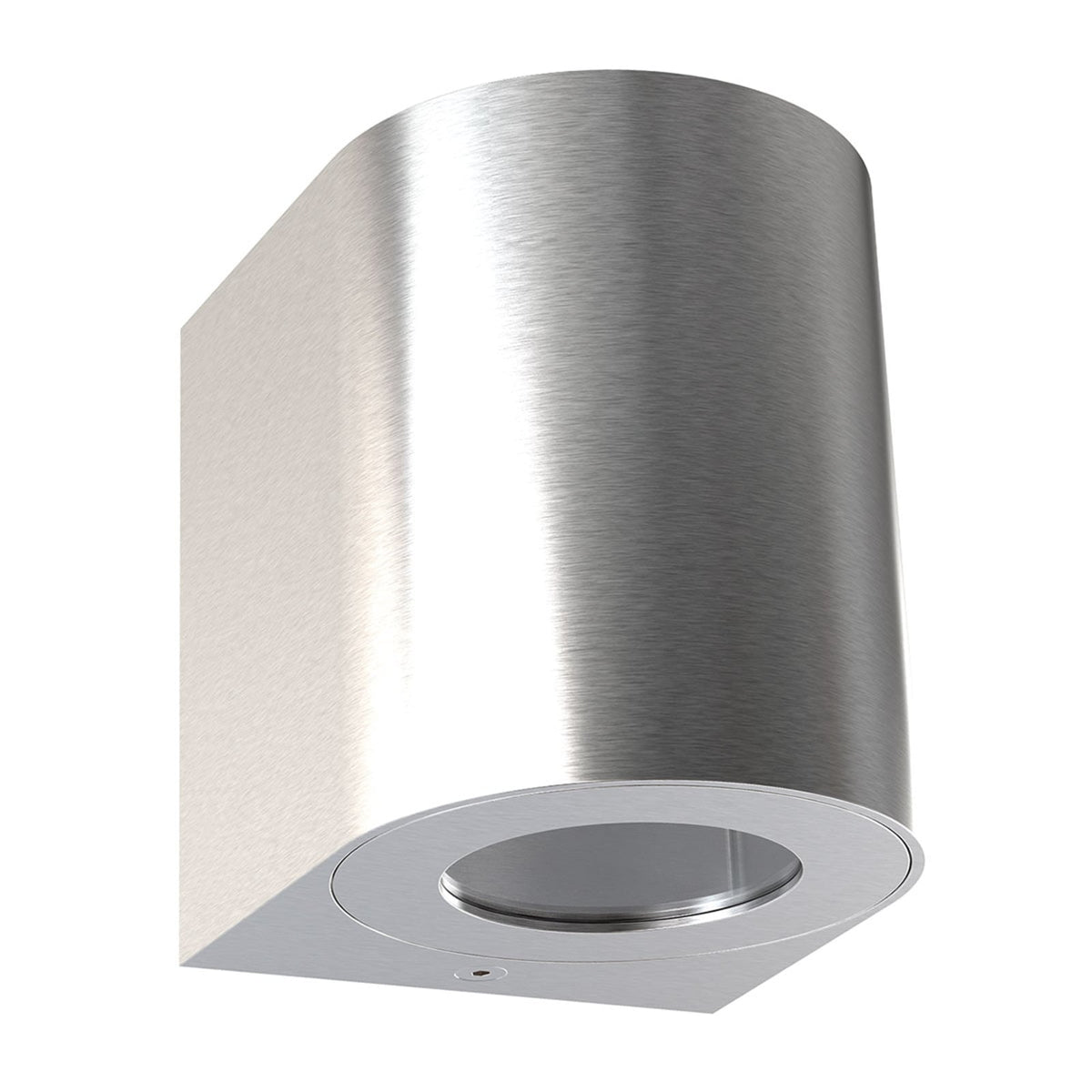 LED utevegglampe Canto 2 rustfritt stål aluminium og glass
