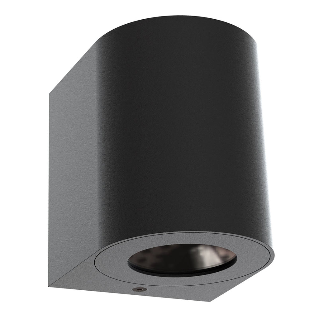 LED utevegglampe Canto 2 Seaside svart monteringsdetalj