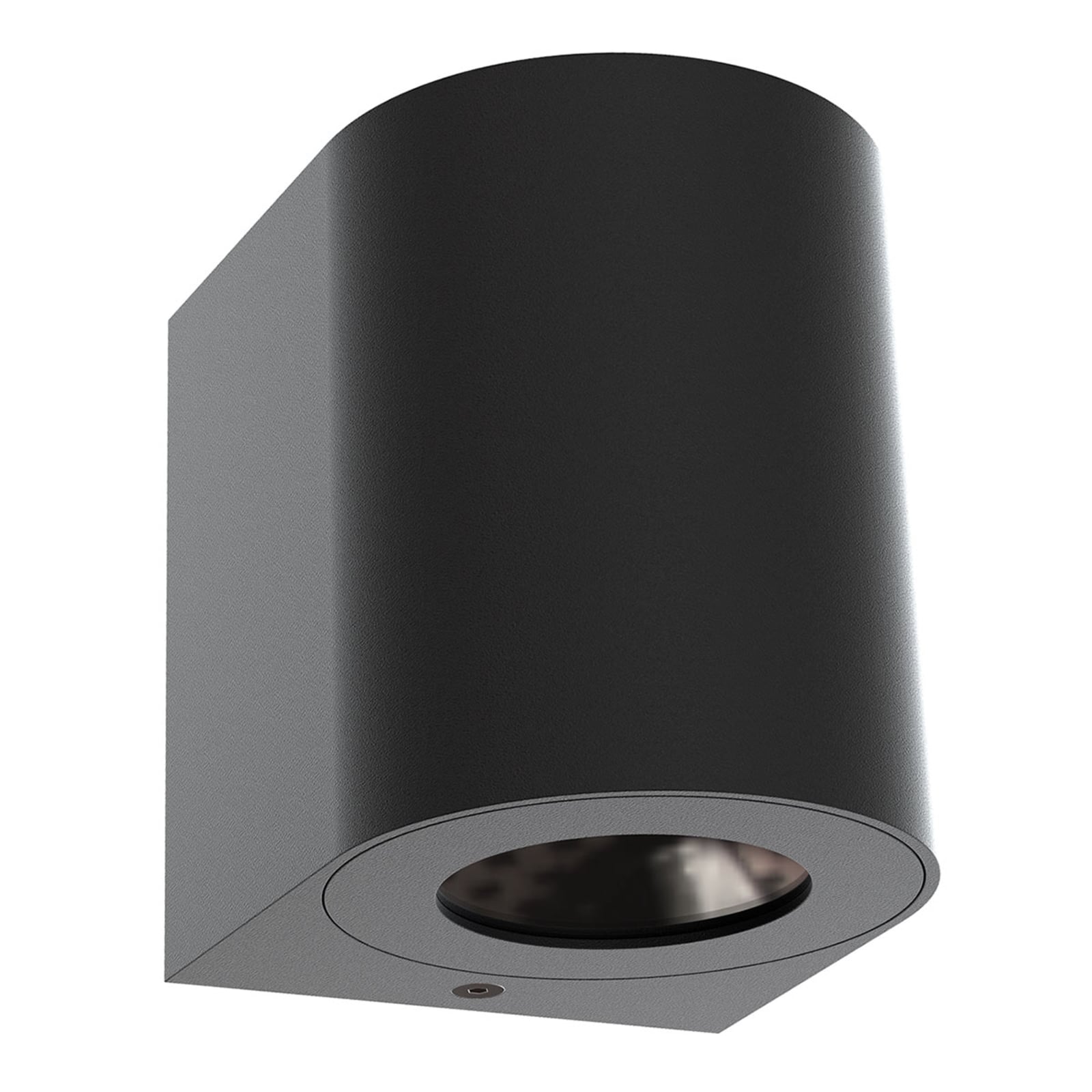 LED utevegglampe Canto 2 Seaside svart monteringsdetalj