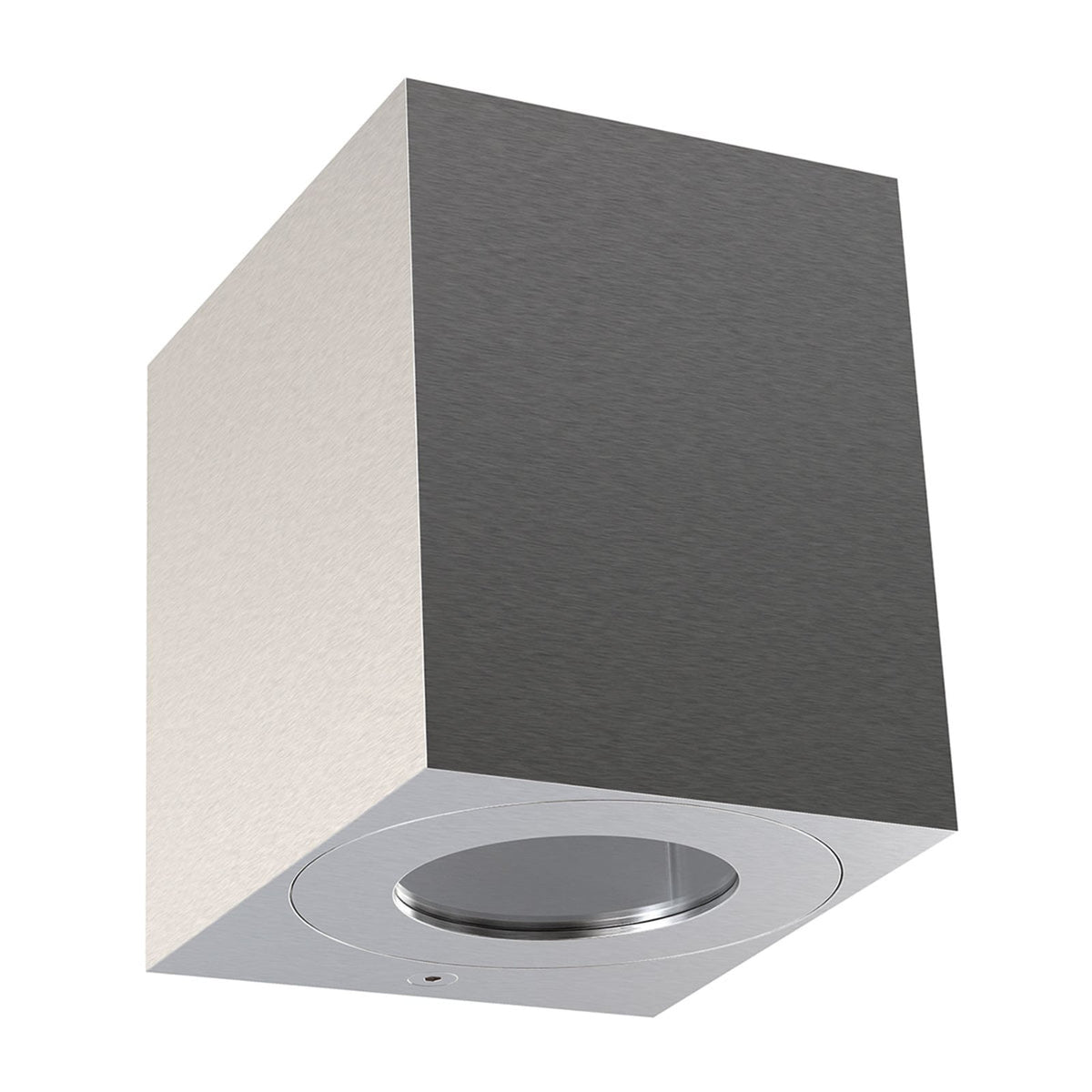LED utevegglampe Canto Kubi 2 rustfritt stål IP44 bakside