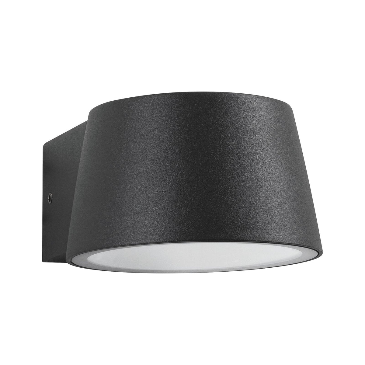 LED utevegglampe Capea antrasitt aluminium 2200K IP44 montert på vegg