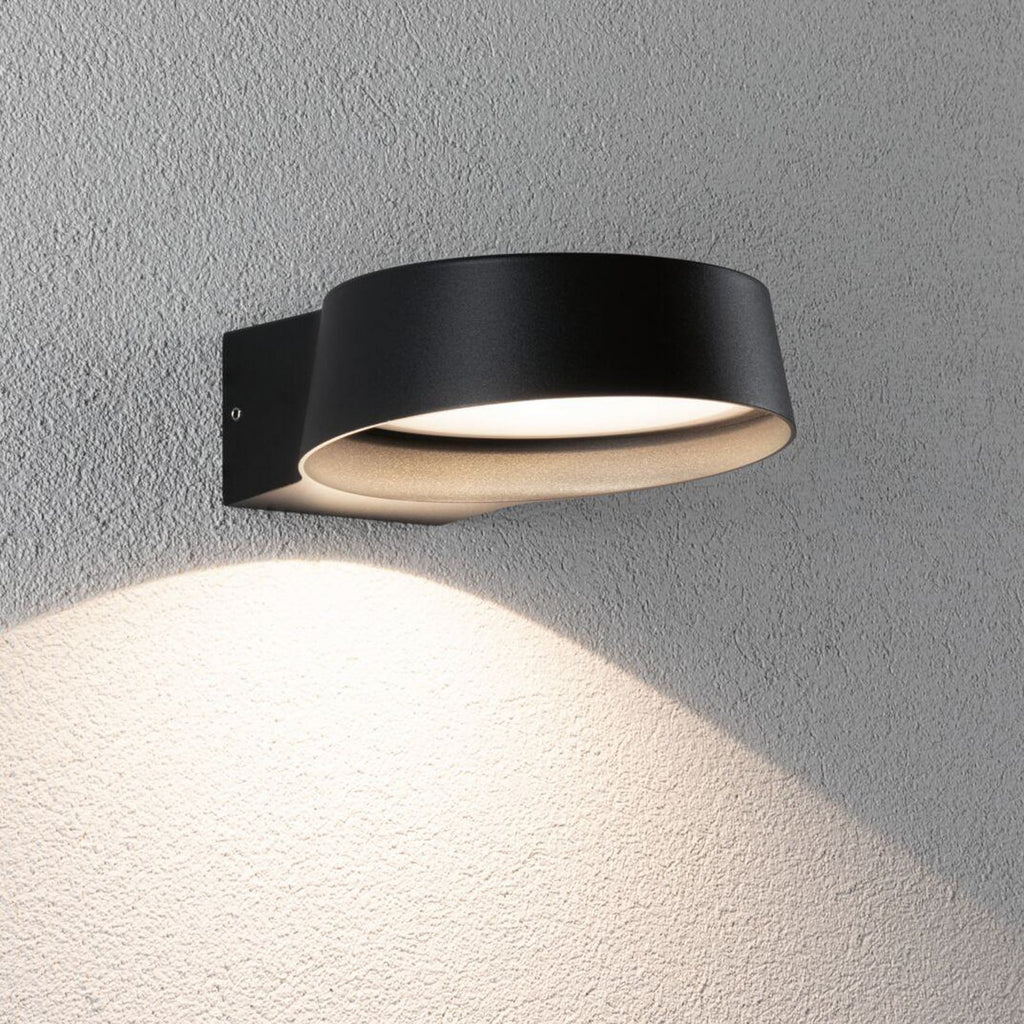 LED utevegglampe Capea Grand antrasitt forside
