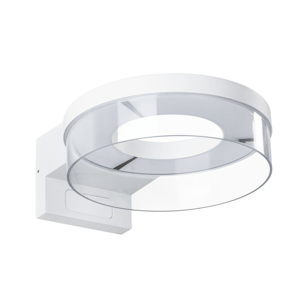 LED utevegglampe Capera Paulmann bakside med monteringsdetaljer