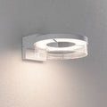 LED utevegglampe Capera med bevegelsessensor hvit IP44 forfra