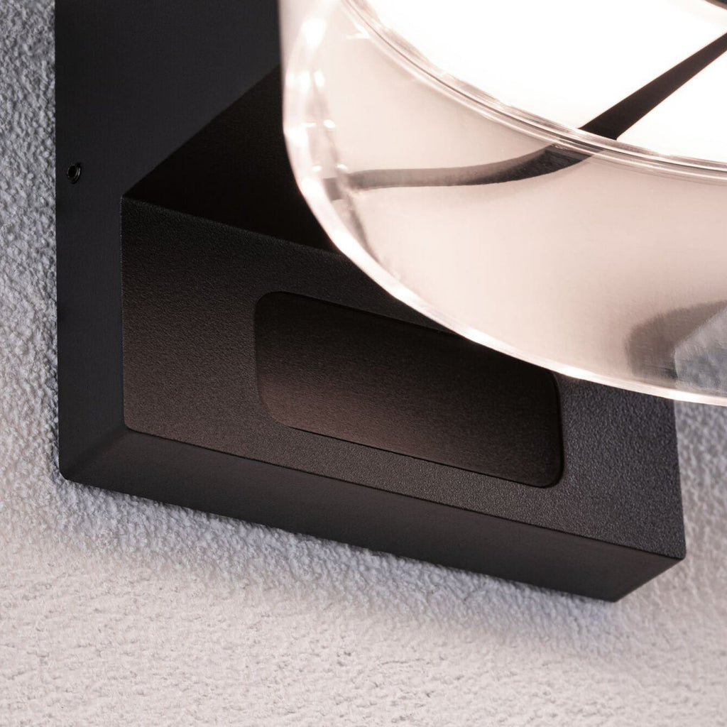 Montert LED utevegglampe Capera med bevegelsessensor
