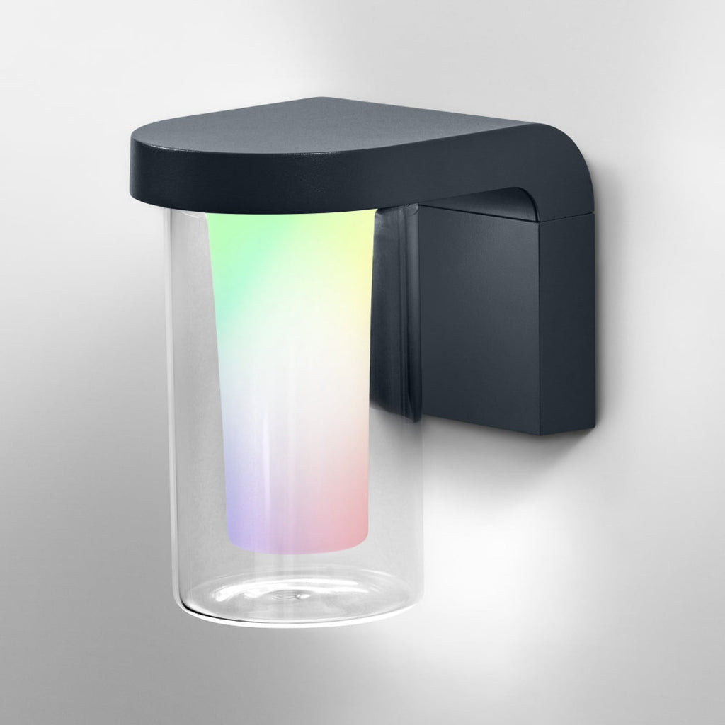 LED utevegglampe Cascade Wall WiFi RGB dimbar IP44 bakside