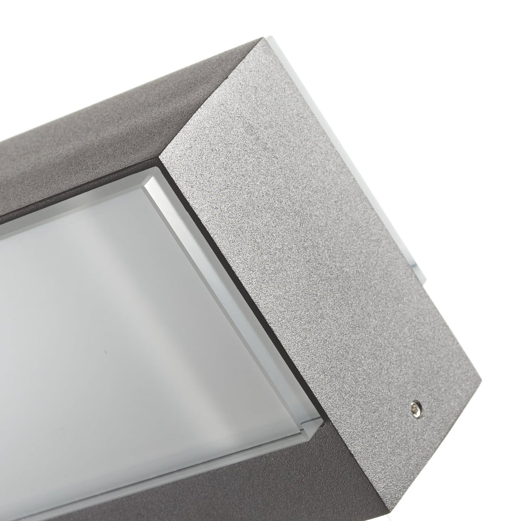 LED utevegglampe CMD 9027 opp og ned antrasitt IP65 nærbilde