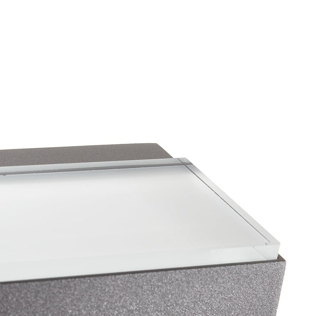 LED utevegglampe CMD 9027 opp og ned antrasitt IP65 fra siden