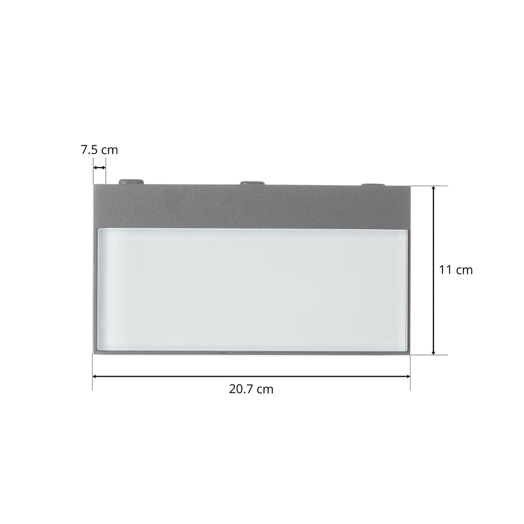 LED utevegglampe CMD 9027 opp og ned antrasitt IP65 installasjon