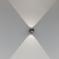 LED utevegglampe CMD 9029 opp/ned aluminium IP65 forfra