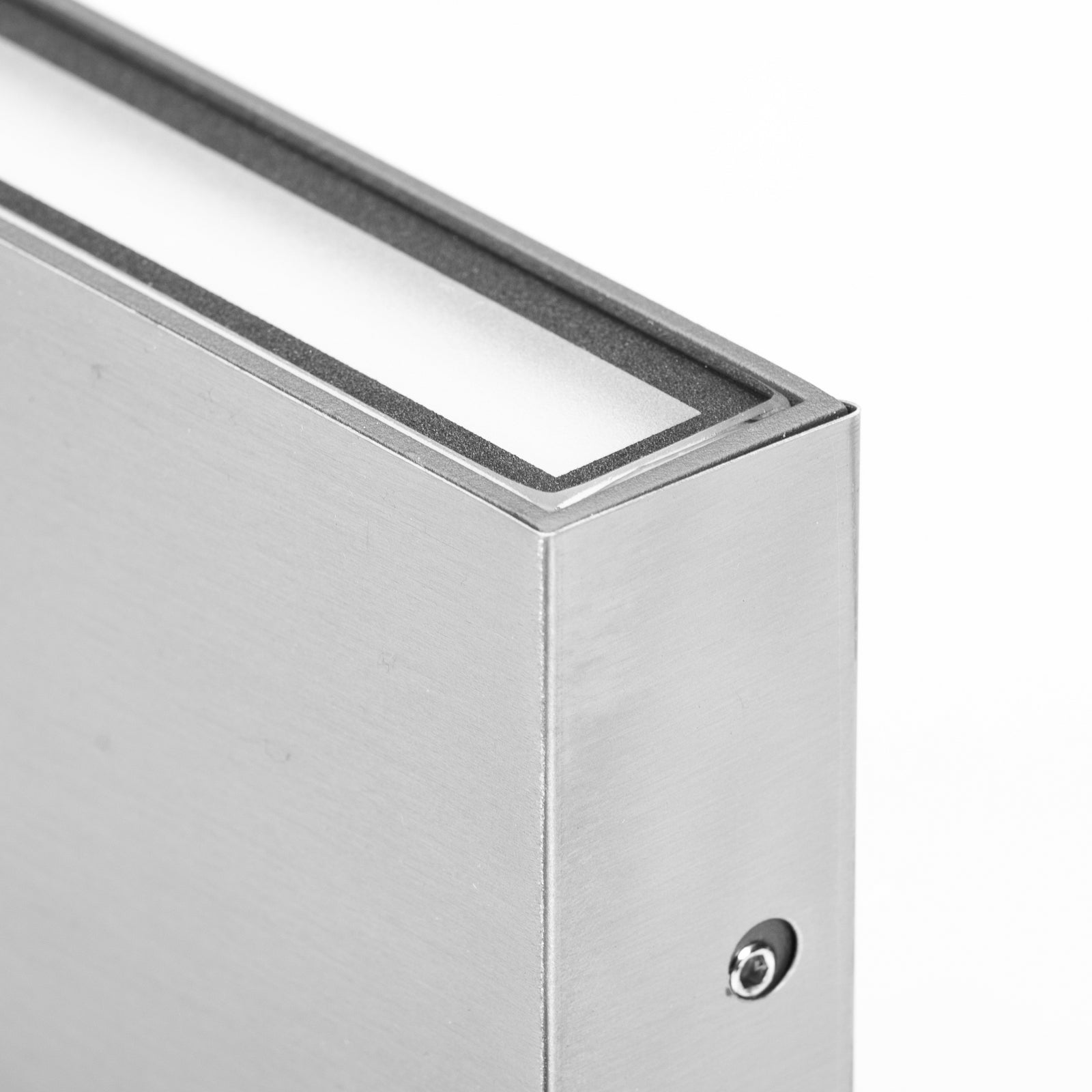 LED utevegglampe CMD 9071 rustfritt stål opp og ned bakside