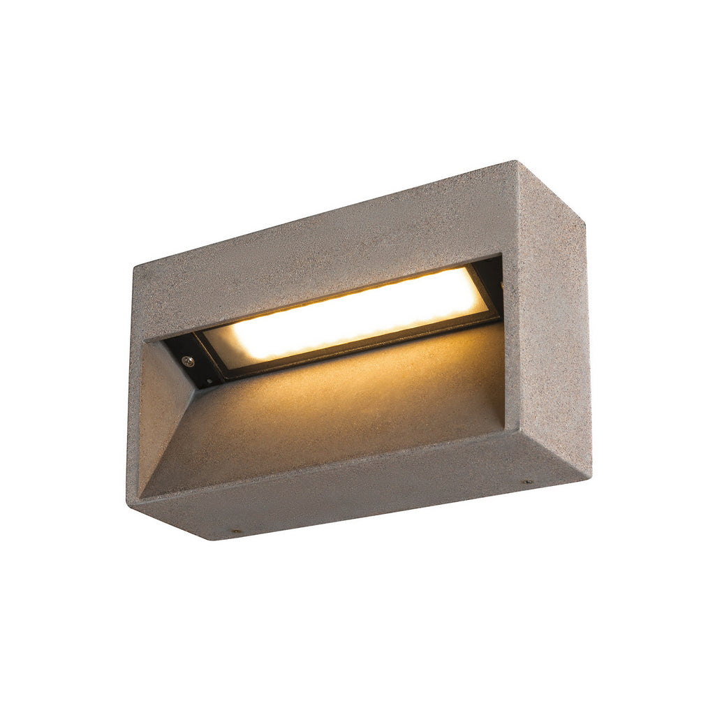 LED utevegglampe Concreto betong 37,5 cm bred IP65 montert ute