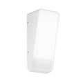 LED utevegglampe Coupe hvit aluminium H20 cm IP65 forside