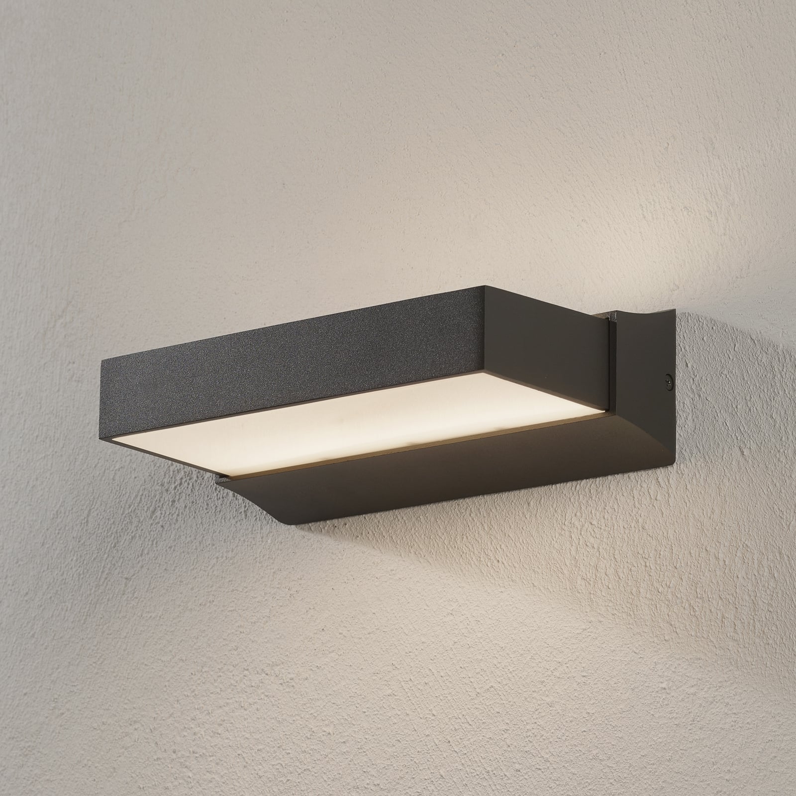 LED utevegglampe Cuando opp og ned antrasitt IP65 11W forfra