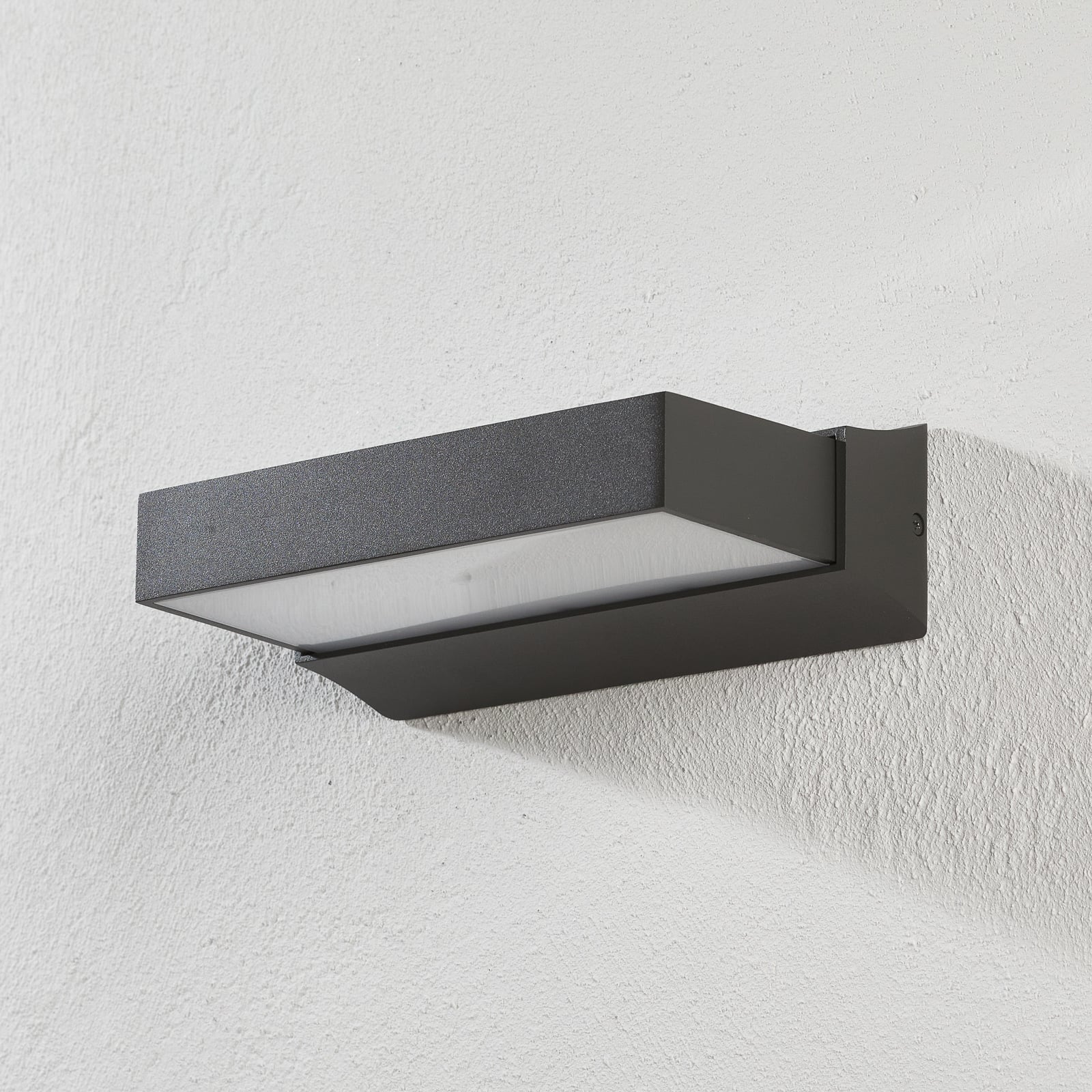 LED utevegglampe Cuando opp og ned antrasitt IP65 11W bakside