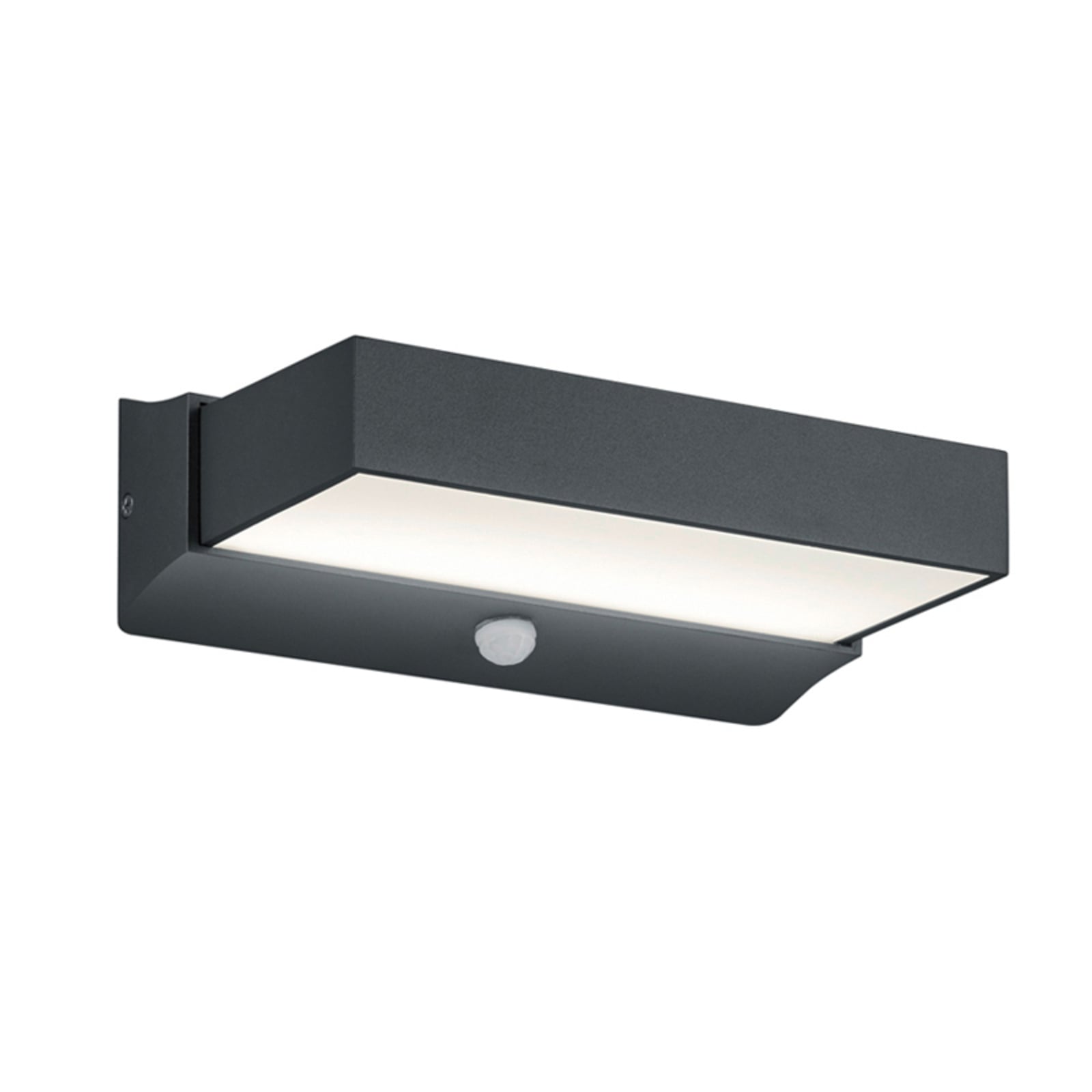 LED utevegglampe Cuando med bevegelsessensor antrasitt IP54 detalj av sensor