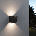 LED utevegglampe Cybo antrasitt RGBW Zigbee IP44 forfra