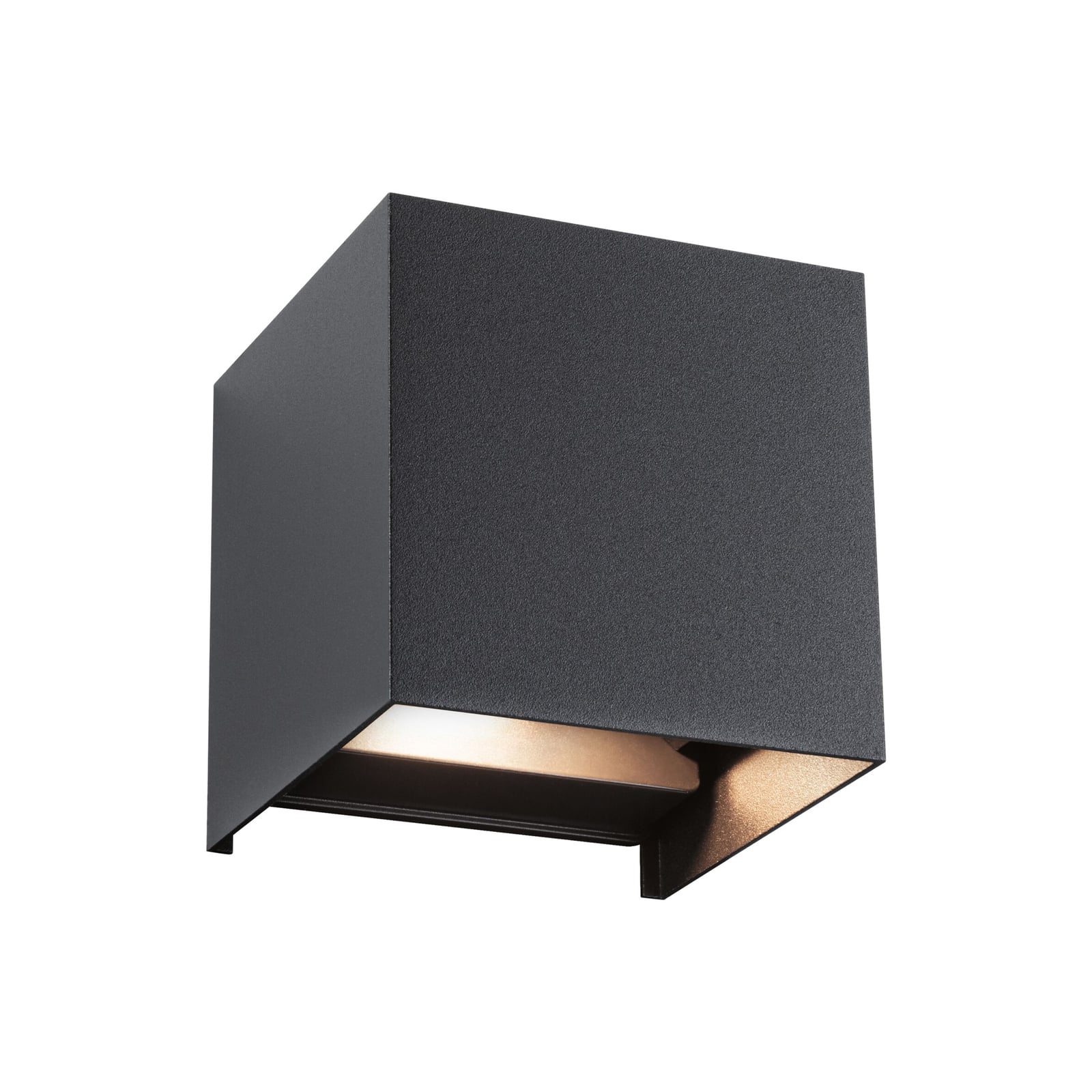 LED utevegglampe Cybo antrasitt RGBW Zigbee IP44 montert ute