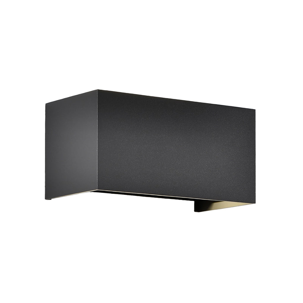 LED utevegglampe Davos double dimbar antrasitt IP54 forfra