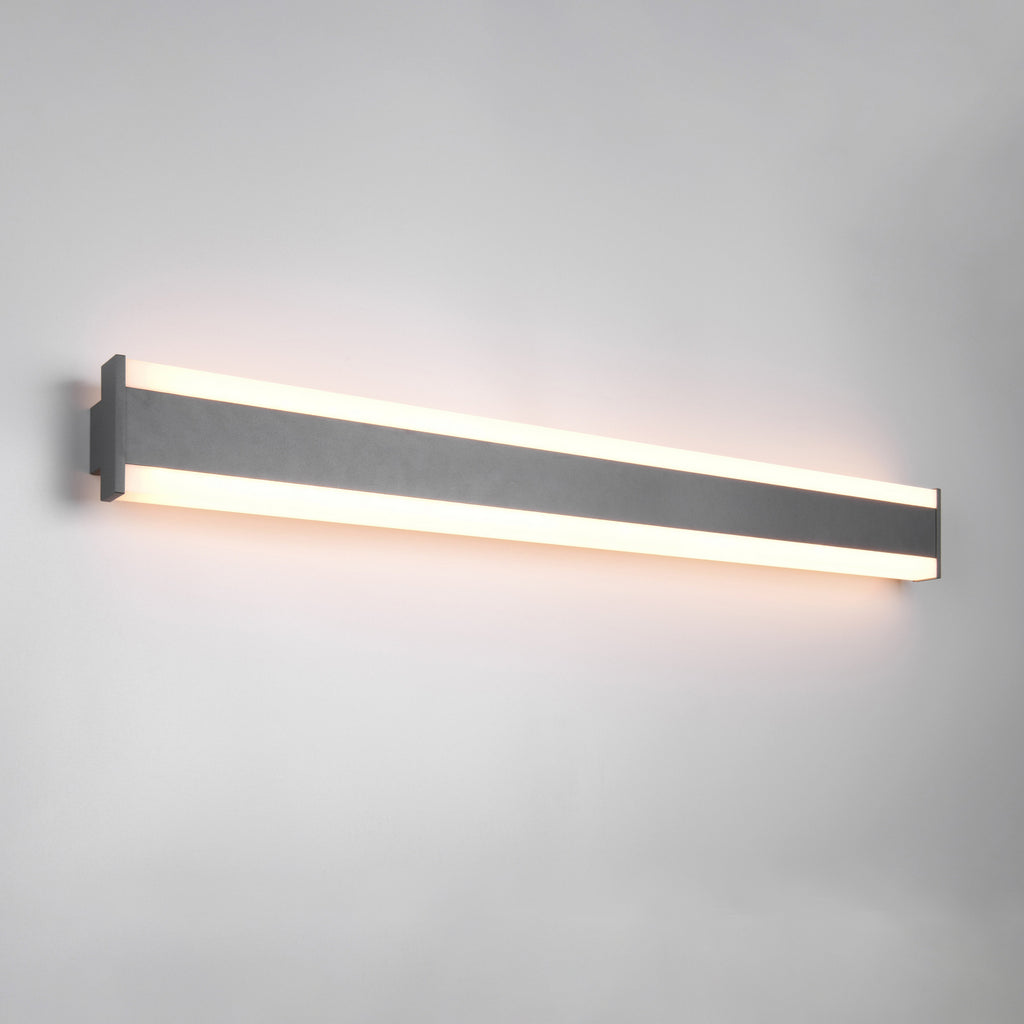 LED utevegglampe DAWSON opp/ned aluminium 100 cm IP54 montert ute