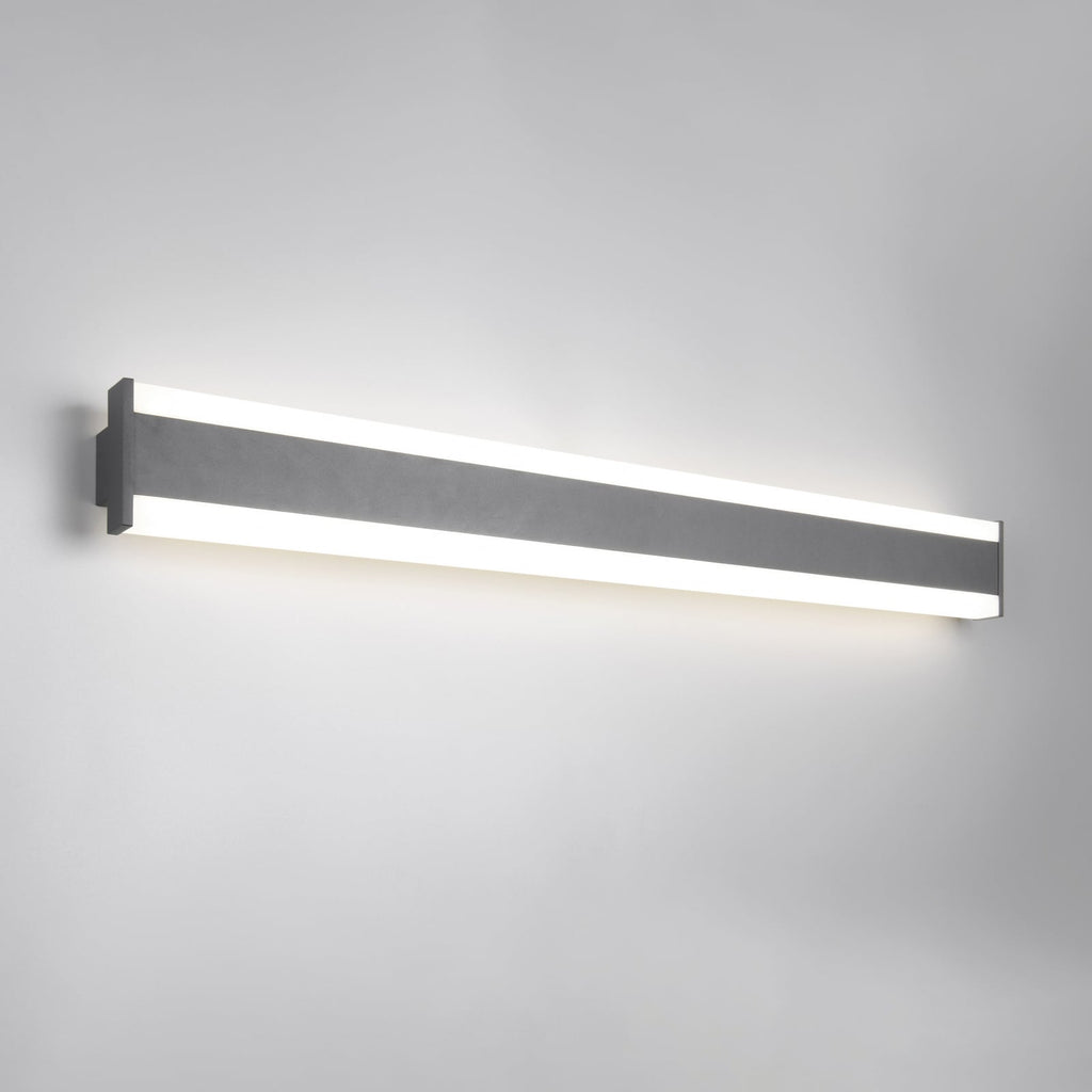 LED utevegglampe DAWSON opp/ned aluminium 100 cm IP54 nærbilde LED-lys