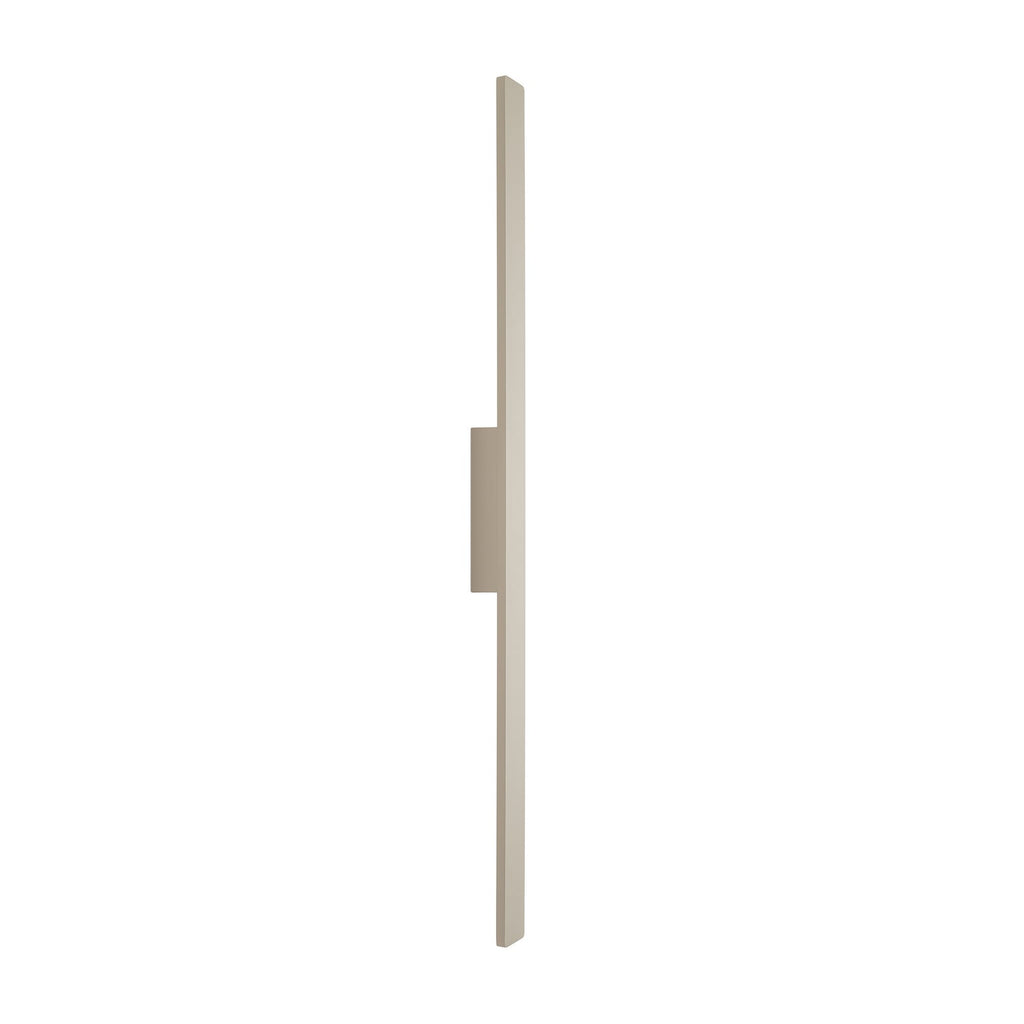 LED utevegglampe Demi M sand aluminium H100 cm IP54 nærbilde