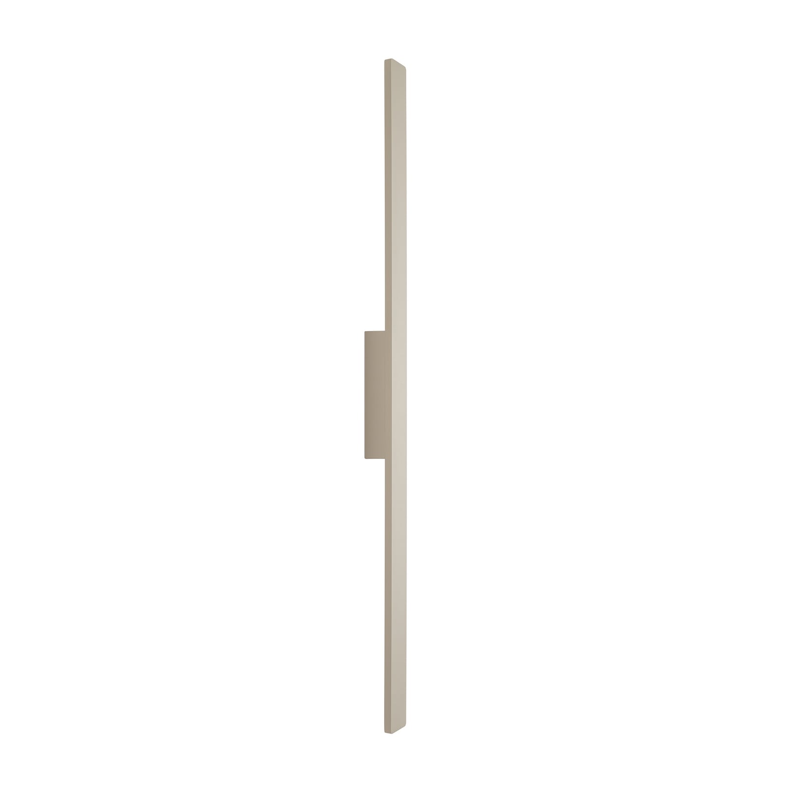 LED utevegglampe Demi M sand aluminium H100 cm IP54 nærbilde
