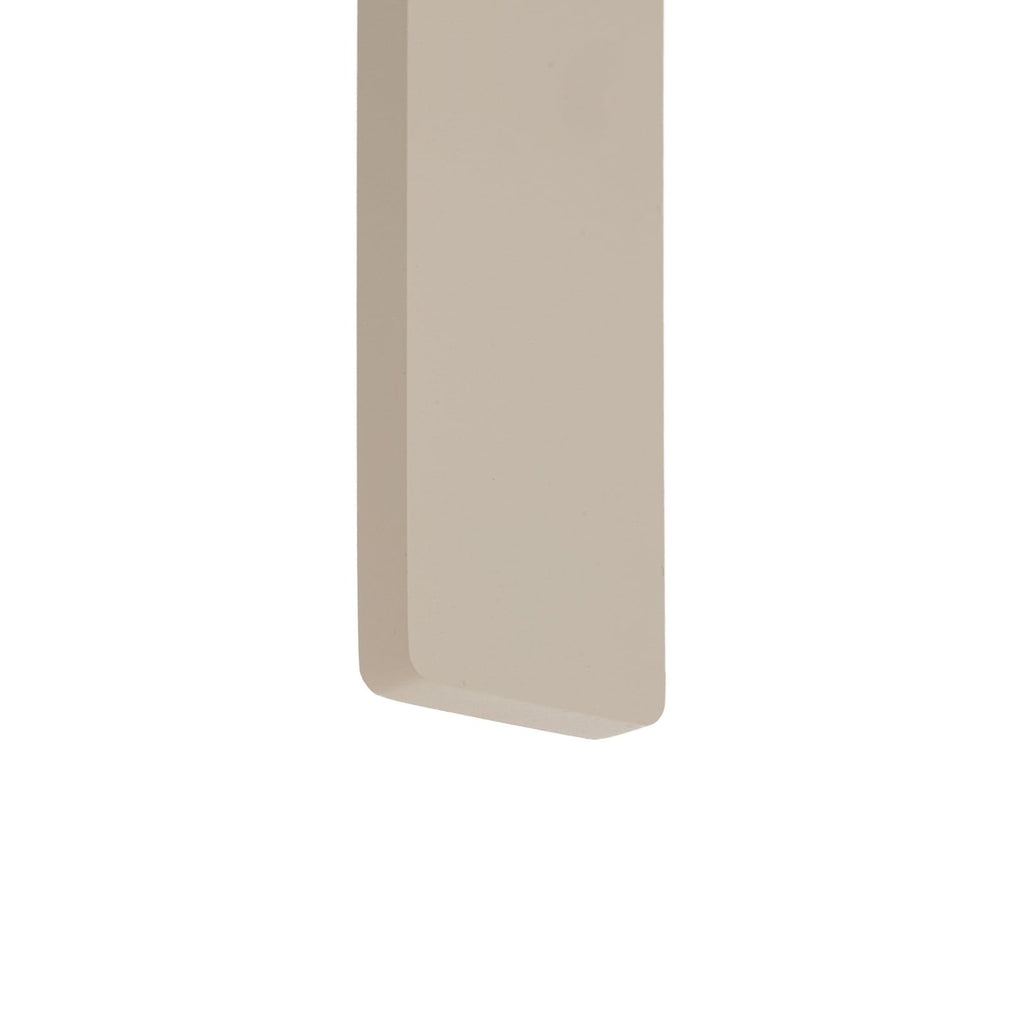 LED utevegglampe Demi M sand aluminium H100 cm IP54 miljø