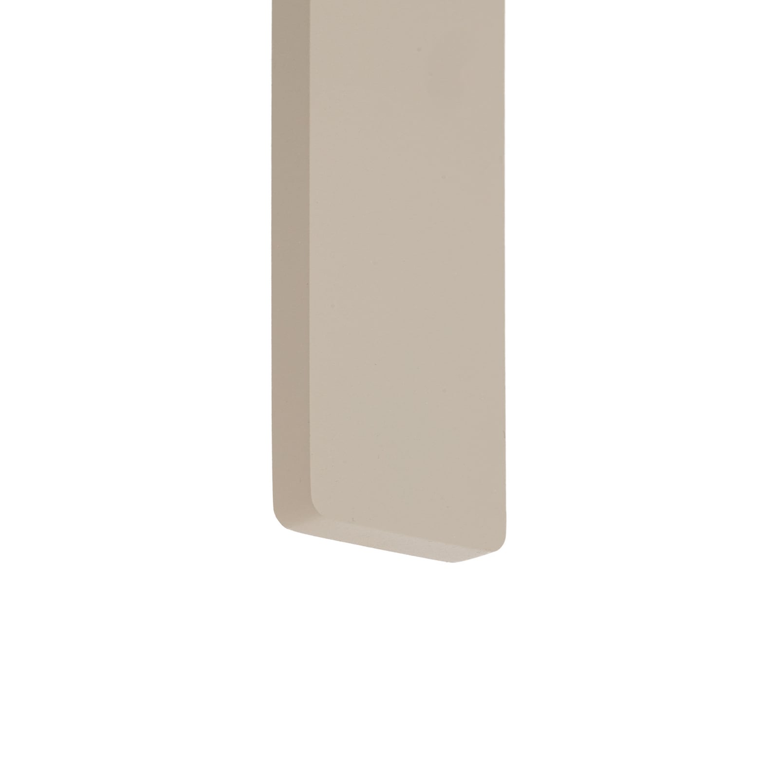 LED utevegglampe Demi M sand aluminium H100 cm IP54 miljø