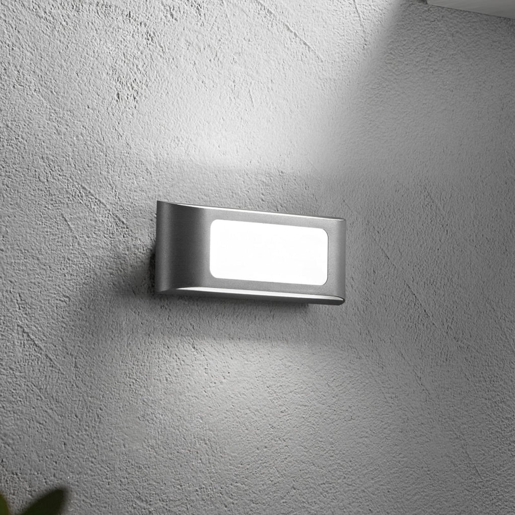 LED utevegglampe Desert antrasitt 25 cm CCT IP65 forfra
