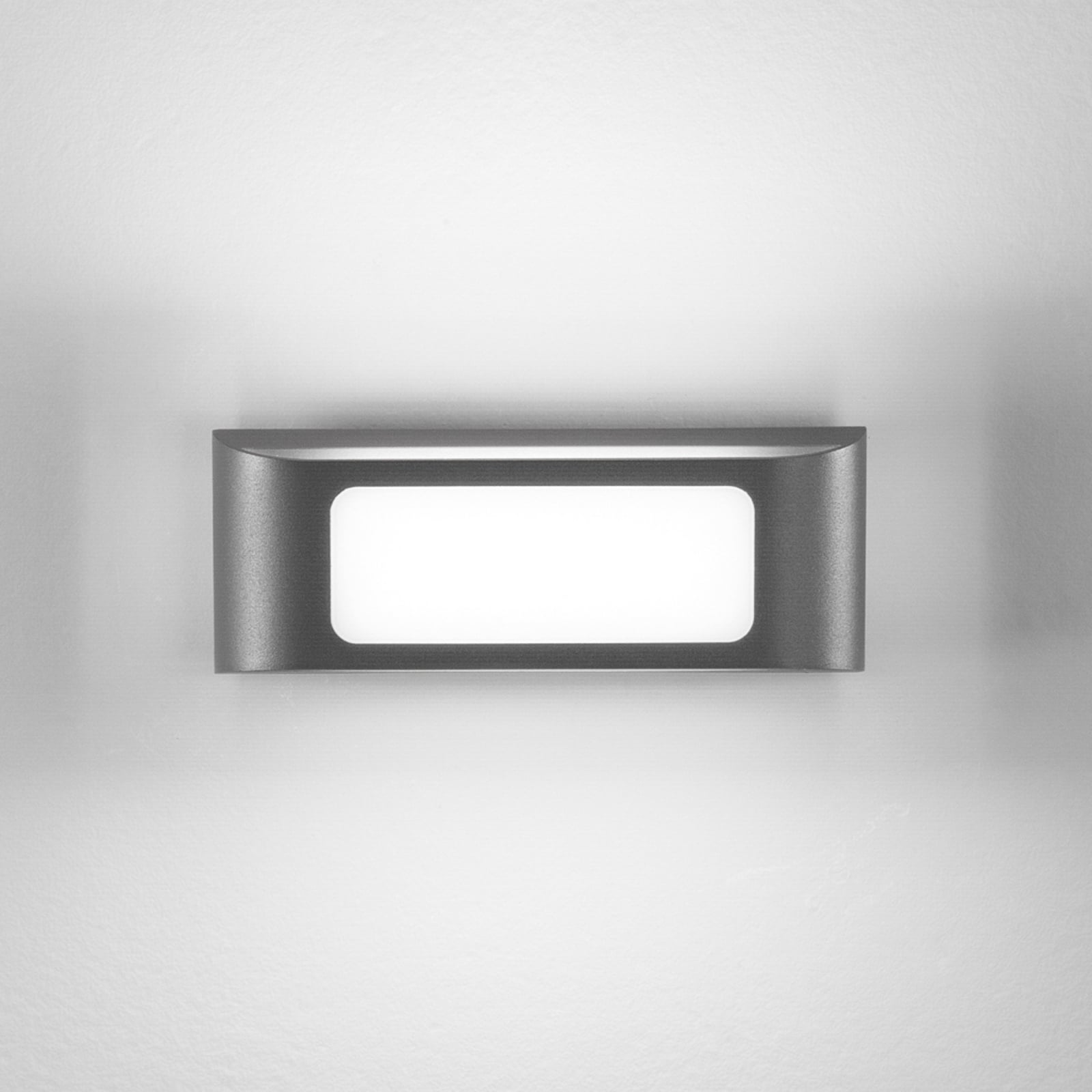 Montert LED utevegglampe Desert antrasitt 25 cm CCT IP65 utendørs