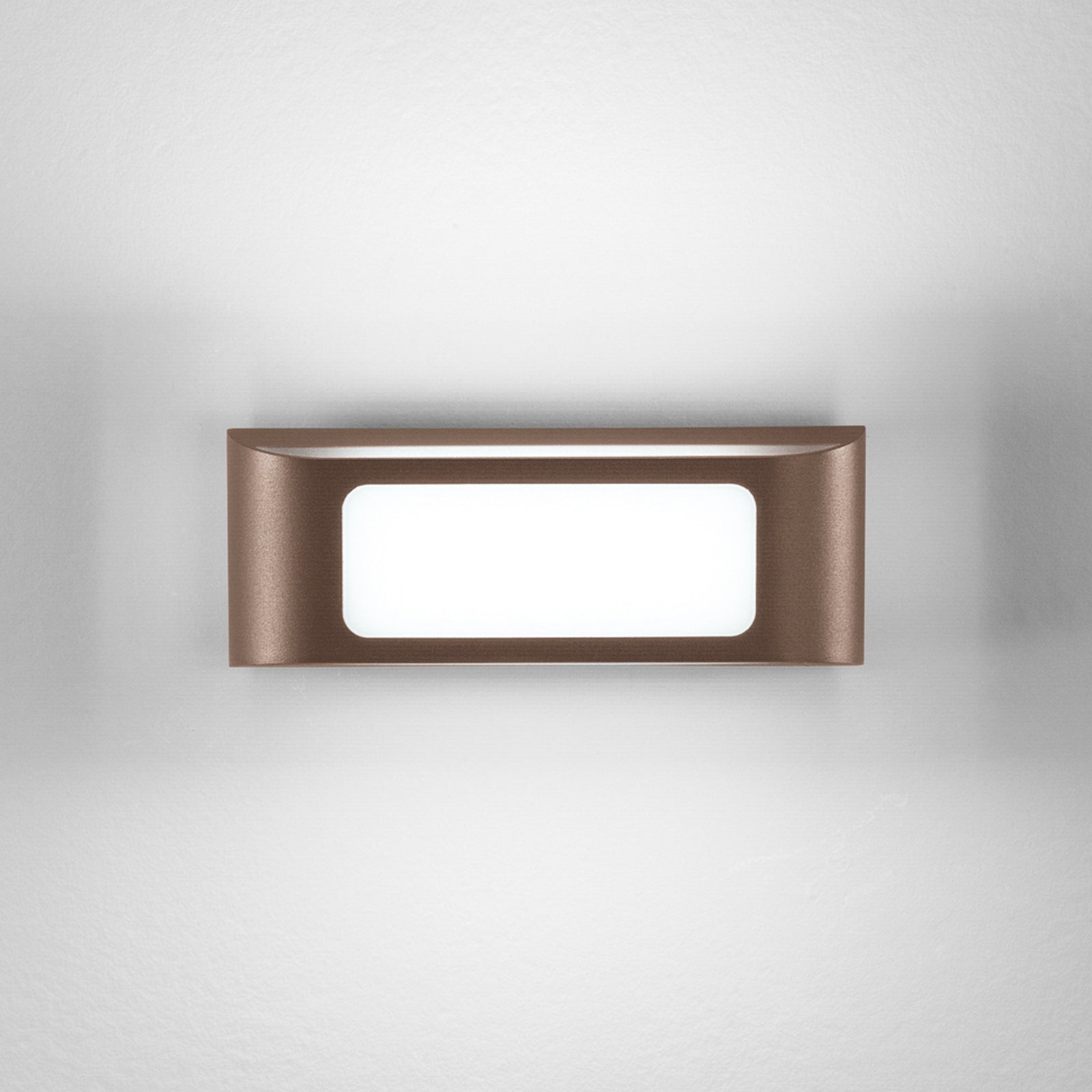LED utevegglampe DESERT bronse 25 cm CCT IP65 detalj