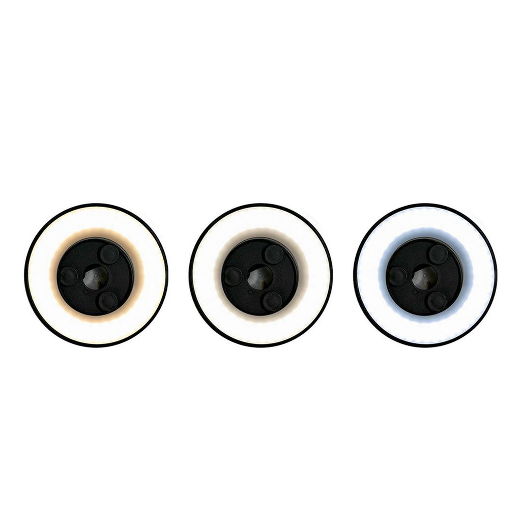 LED utevegglampe Disk svart Ø18 cm IP65 Milagro Lighting detalj av material