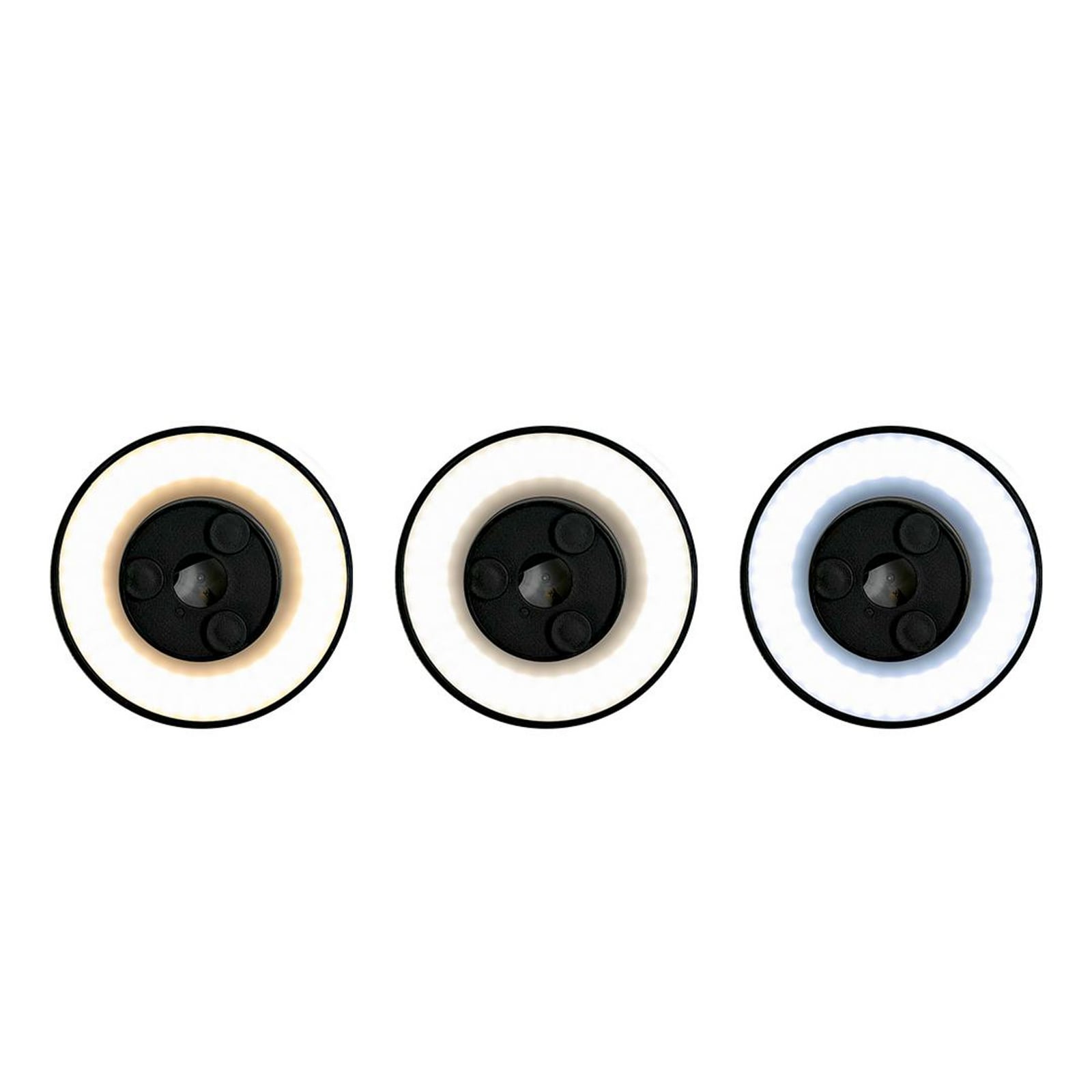 LED utevegglampe Disk svart Ø18 cm IP65 Milagro Lighting detalj av material