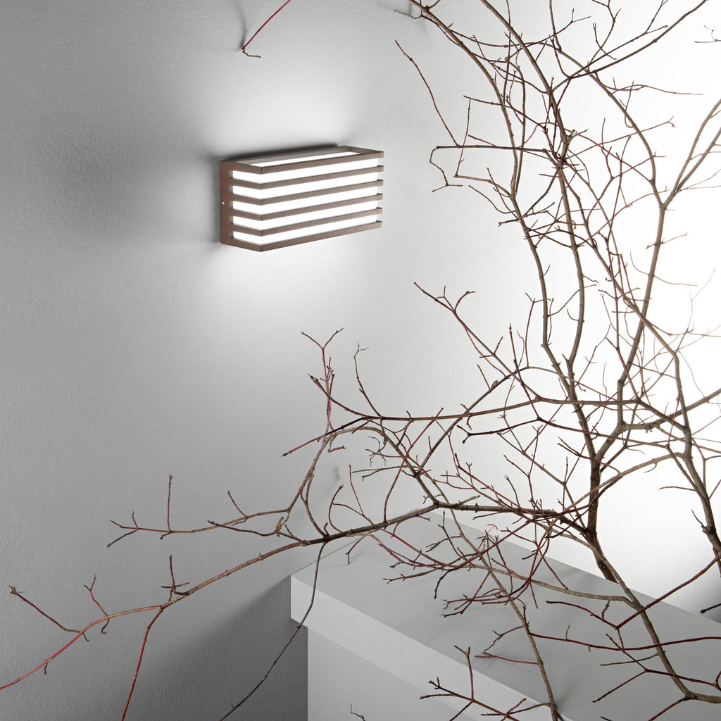 LED utevegglampe Dukrot bronse CCT bakside
