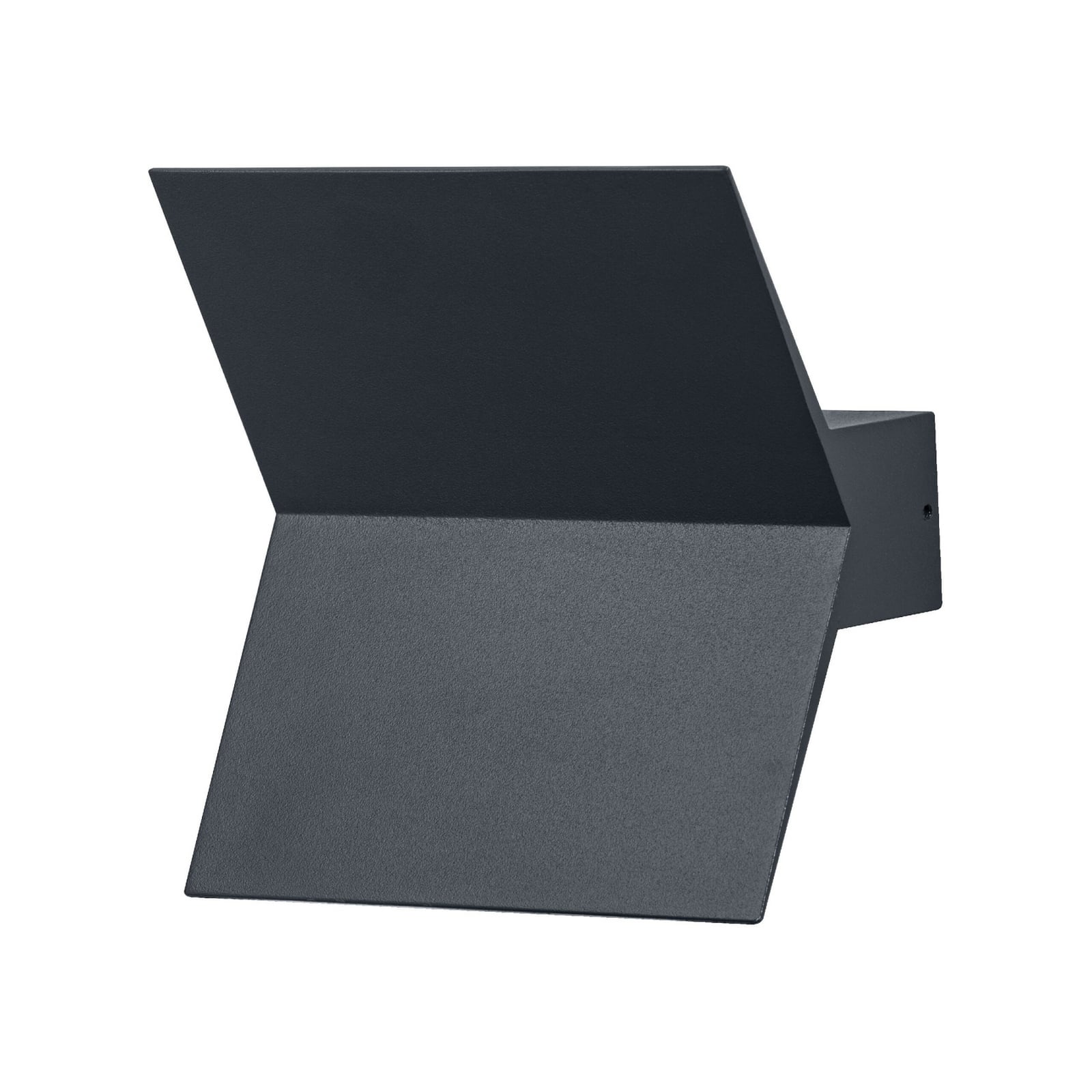 LED utevegglampe Endura Style Bat aluminium IP44 forfra