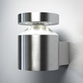 LED utevegglampe Endura Style Cylinder rustfritt stål foran